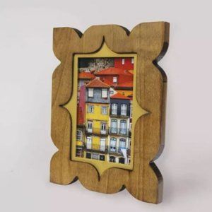 Opalhouse™ Ancer 4x6 Wood Frame with Brass Accents